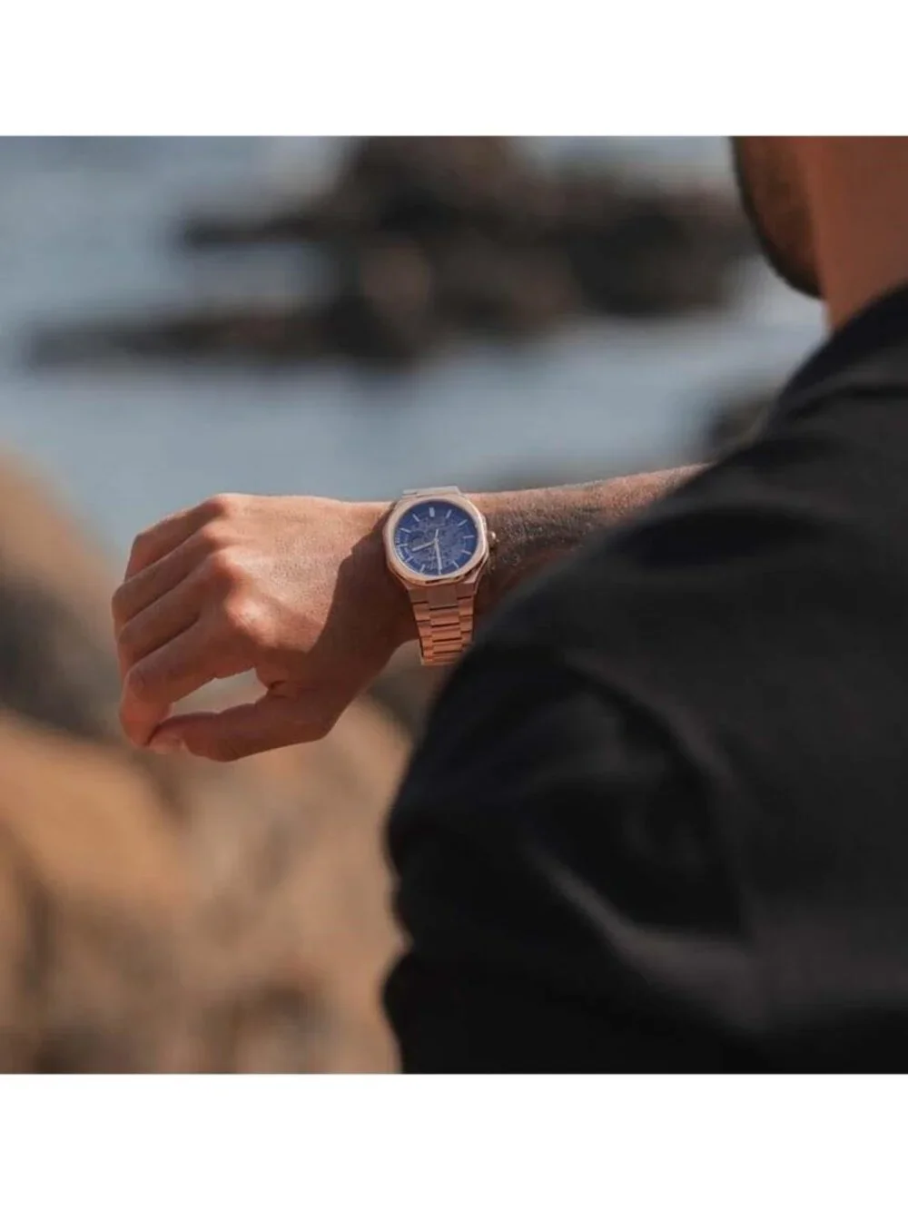 NWT Thomas Earnshaw Exeter Automatic Blue Dial Men's Watch